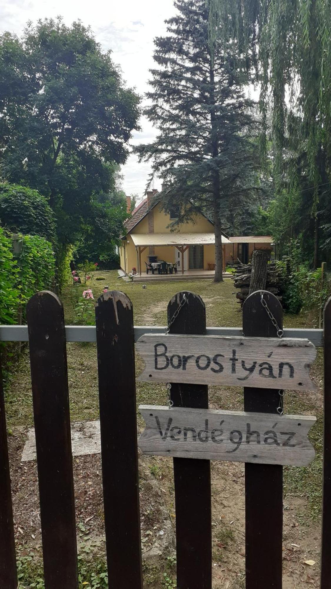 Borostyan Vendeghaz Lejlighed Tiszaug Eksteriør billede
